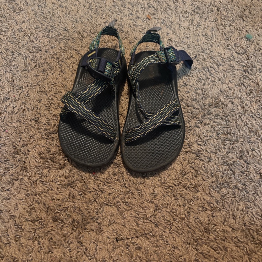 Chaco Kids Sandals - Blue and Green
